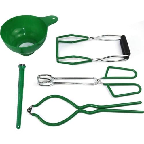 Canning Jar Tong Stainless Steel Anti-Scalding Lifter Non-Slip Feeding Bottle Clip For Home Anti-Skid Anti-Scald Jar Clamp Kit