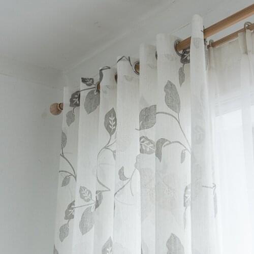 Curtains for living room vintage line cotton curtains for bedroom Bohemian floral print curtains Window Curtain Drapes