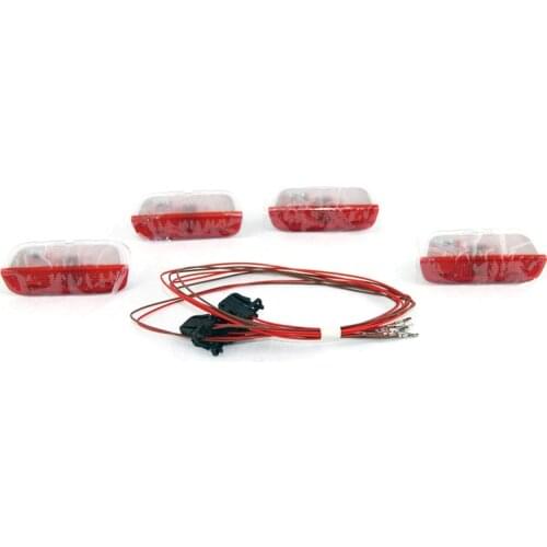 Door Warning Light For Golf 5 6 MK5 MK6 CC For Tiguan For Passat B6+cable 3AD 947 411