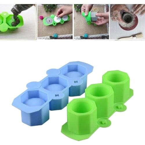 Silicone Mold Geometric Polygonal Concrete Flower Pot Vase Cup Silicone Mold