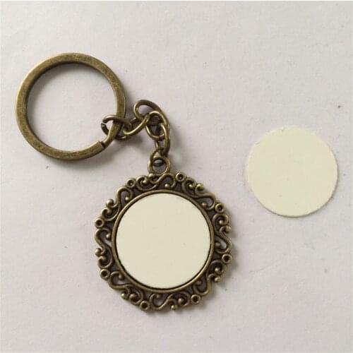 Ancient key chain for sublimation retro vintage custom keychains for thermal transfer printing customize diy jewerly A3574