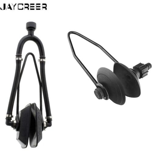 JayCreer Universal Outboard Dual Feed Motor Water Flusher Round Ear Muff Cups For Marine Boat
