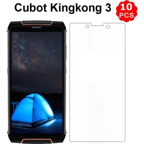 10PC Cubot KingKong 3 Tempered Glass Film Front Glass 9H Ultra-thin Mobile Phone LCD Film For Cubot King Kong 3 Screen Protector