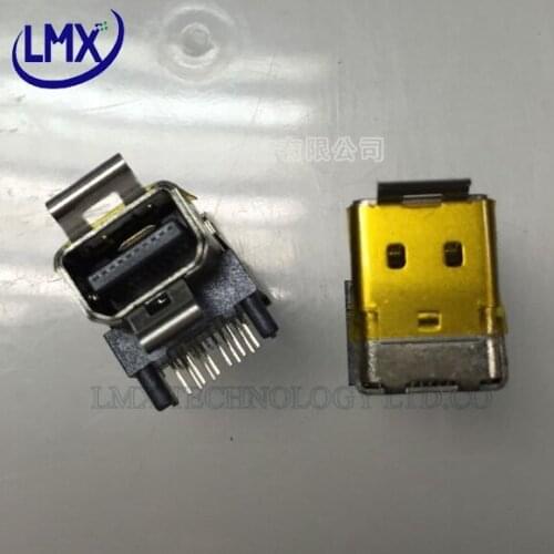 10PCS/LOT RJ45 shielded connector horizontal network jack socket copper shell 56+LED with three-sides shrapnel 8Pins long style