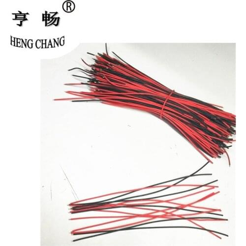 1007-18AWG Tin-Plated Breadboard Jumper Cable Wire 24cm 240mm 18AWG Red Black Color Flexible