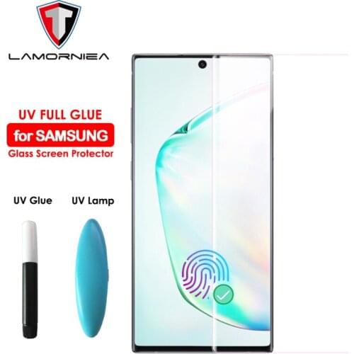 100D UV Glass For Samsung Galaxy Note 10 Pro 5G Note 10 5G Tempered Glass UV Screen Protector For Samsung Galaxy S10 Plus 5G S10