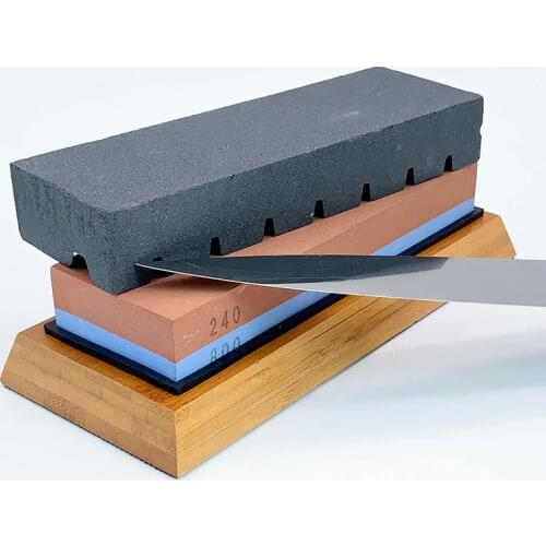 320# Correction Stone repair stone sharpening warter whetstone kitchen bar knife sharper Horizontal stripes Accessories tools