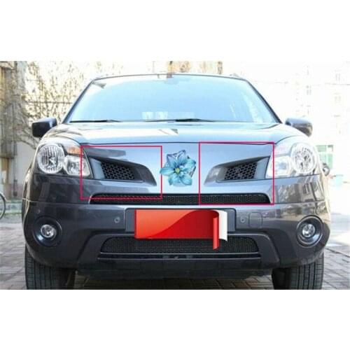 ABS Chrome Front Grille Around Trim Racing Grills Trim gyhu for 2009-2015 Renault Koleos Car styling