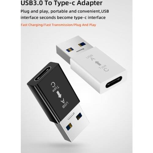 Type-C To USB 3.0A Adapter OTG Converter Thunderbolt 3 Type-C Adapter OTG Cable For Macbook Pro Air Samsung S10 S9 USB OTG