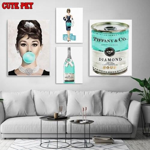 Diamond embroidery Modern Pop Art Audrey Hepburn Aesthetic Style DIY diamond painting cross stitches full drill 5D Art puzzle