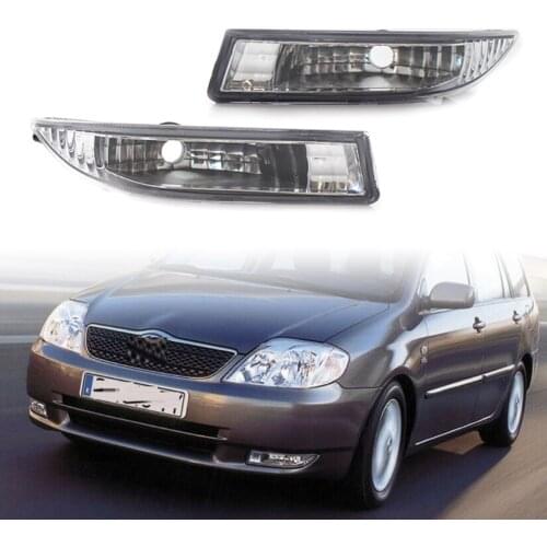 Auto Front Bumper Fog Lights DRL Driving Lamps For Toyota Corolla Kombi Limo E12 2001 2002 2003 2004 8122112160 8121112150