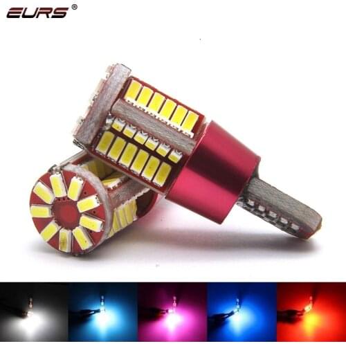EURS Car T10 led 192 w5w super bright 57smd canbus NO Error Auto Wedge Clearance Lights bulb parking lamps Side Light