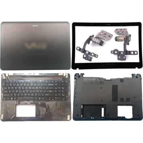 NEW Laptop For Sony Vaio SVF15 SVF152 SVF153 SVF152A23T SVF15 FIT15 SVF1541 Case LCD Back Cover/Hinges/Palmrest/Bottom Case
