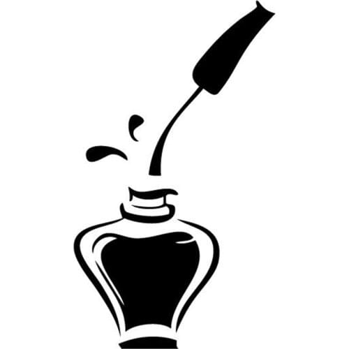 Nail Polish Beauty Manicure Salon Wall Window Vinyl Decal Sticker Nail Salon Ad Decor