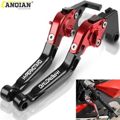 Motorcycle Accessories handbrake Folding Extendable Adjustable Clutch Brake Levers For DUCATI Hypermotard 939 / Strada 2016 2017