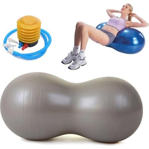 Yoga Ball Home Exercise Equipment Sports Gym Peanut Yoga Fitness Ball Thickening Indoor Slimming Massage
