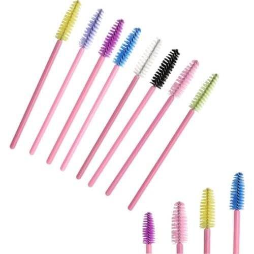 Disposable Eyelash brush 20 Pcs/Bag Eye Lash Makeup Brushes Mini Mascara Wands Brush Eyelash Extension Tool Makeup Brush Set