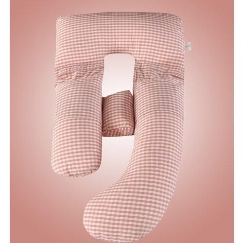 Pregnant Women Sleeping Support Pillow Cotton Stripe U Shape Soft Maternity Pillows Pregnancy Side Sleeper Bedding For Women