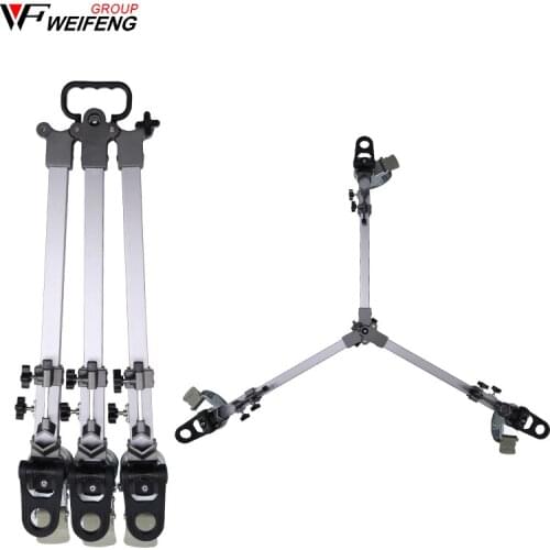 Weifeng WF-9912 Three Pedestal Pulley Roller Tripod Legs Camera Photography Casters Tripod Legs wheel slide bearing