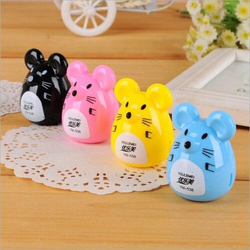 1 PCS Cartoon mouse pencil sharpener korea stationery mini pencil sharpener