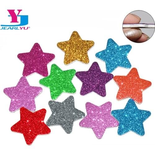 20 Pcs Mini Nail File Chritstmas Nails Accessories Glitter Sandpaper Nail Files Block Lime A Ongle Kalk Nagels DIY Nail Tools