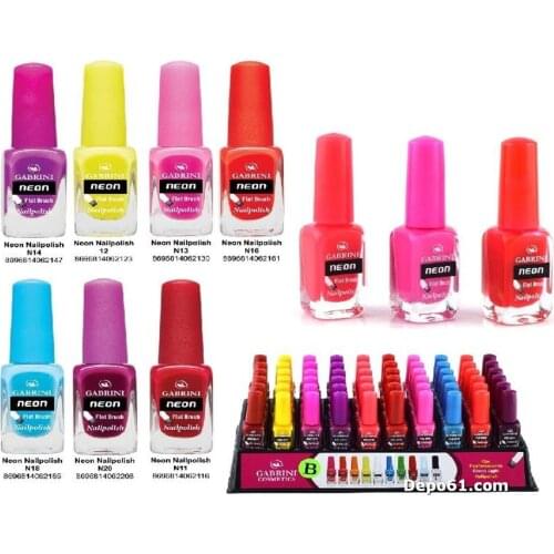 2020 new 60 fashion color 13ml Gabrini Neon When Shines vernish color nail polish nail art design whole set