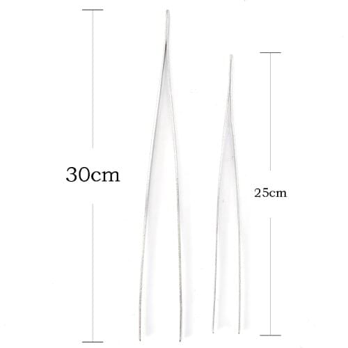 25/30cm Barbecue Tongs Food Tongs Food Clip Kitchen With Stainless Steel Tweezers Plastic Clip Barbecue Buffet Restaurant Tool