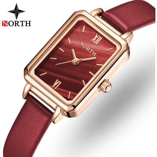 NORTH Top Brand Luxuy Creative Fashion Watch Women Simple Waterproof Quartz Ladies Creative Wrist Watch Casual Relogio Feminino