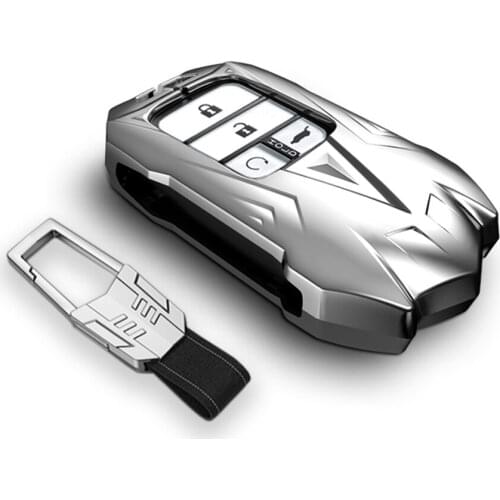 Hard Zinc Alloy Car Key Case For Honda Civic Accord XRV VEZEL CITY JAZZ CIVIC HRV Crider CRV Remote Cover Shell Auto Accessories