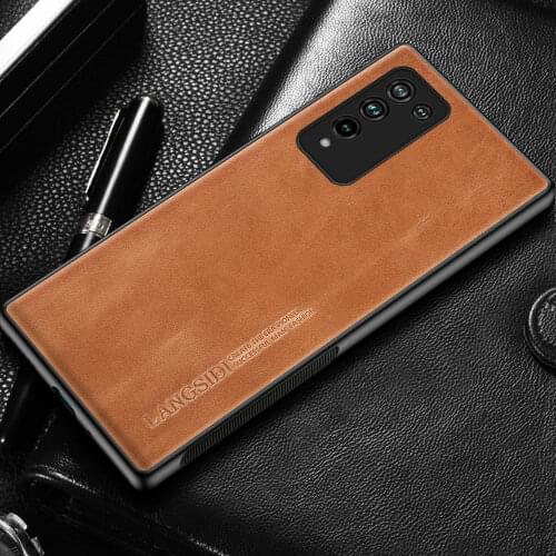 Genuine Oil Wax Leather Phone Case For Honor 10X Lite 9X 8X Note 10 V30 Pro V20 V10 10i 20i 30S 30 Pro 20 Pro 10 9 Lite Cover