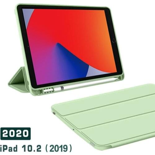 Funda Case For Apple iPad 10.2 2020 & 2019 flip Case with Pencil Holder For iPad 8th 7th generation Stand magnetic Case Capa