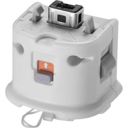 For Nintendo Wii Motion Plus Adapter Sensor Handle Accelerator Intensifier With Silicon Case Remote Controller Motion Enhancer