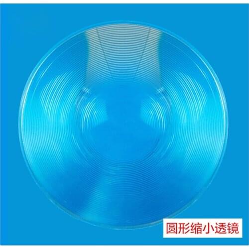 2pc 75mm Dia Round Optical PMMA Plastic Parking Car Fresnel Lens Focal Length -100mm Wide Angle Minifier Lens