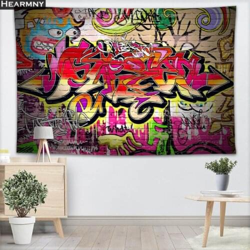 Graffiti Cool Wall Hanging Tapestry Sheets Home Decorative Tapestries Beach Towel Yoga Mat Blanket Table Cloth Wall Tapestry