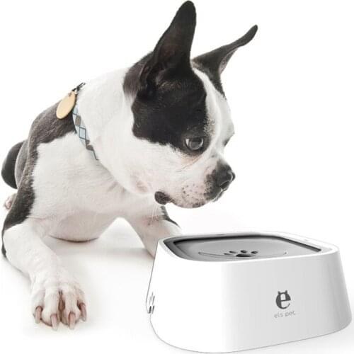 1.5L Dog Water Bowl Machine Carried Floating Bowl Cat Water Bowl Slow Water Feeder Dispenser Anti-Overflow Pet Supplies