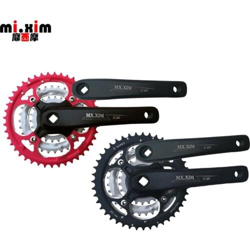 Mi.Xim 7/8/9 speed Mountain Bike Chain Wheel 22T 32T 44T Bicycle Crankset Cycling folding Bike Parts Crank BCD104/64