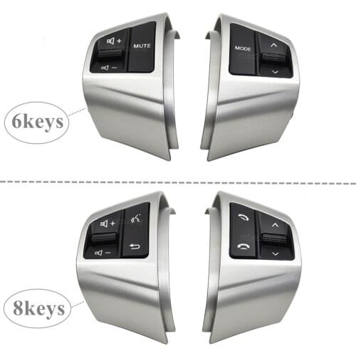 For Hyundai Elantra HD Multifunction Steering Wheel Remote Control Button 6 and 8 bonds