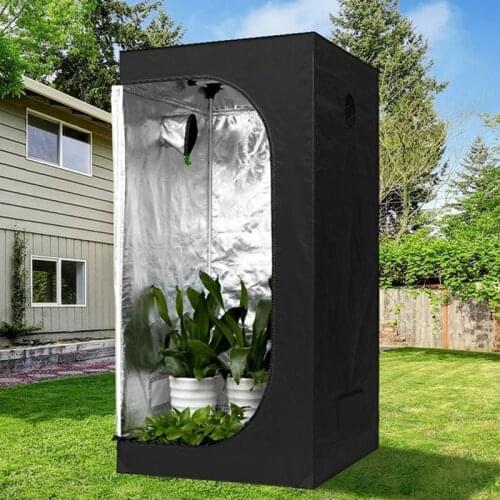 High-quality Customizable Home Use Dismountable Hydroponic Plant Grow Tent Black Household Plant Growth Shed Hydroponic Shed