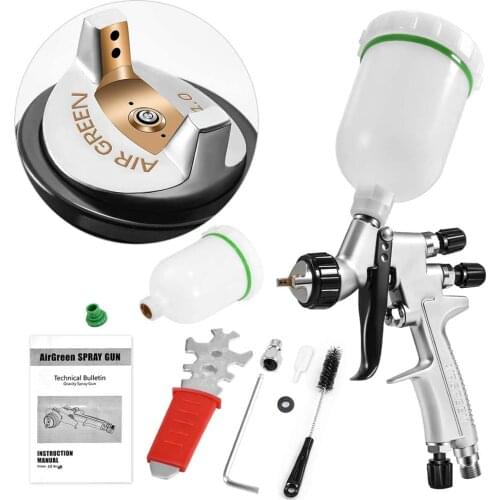 Ready Stock High Atomization Spray Gun 0.8-1mm Precision Spray Gun Paint Sprayer for Automotive Wall Furniture Outdoor Spraying
