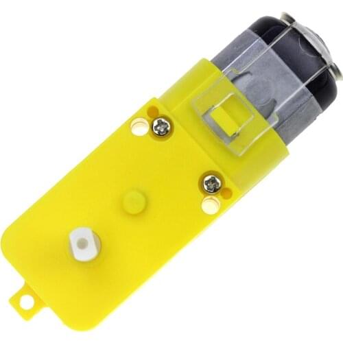 1Pc DC3V-6V Plastic Anti-interference Gear Motor TT Smart Robot Car Chassis