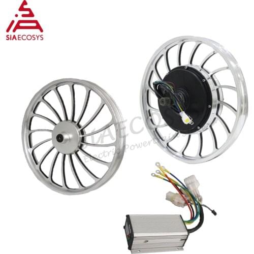 QSMOTOR 20X2.125inch 1000W 205 V2 Electric Bike Cast Wheel Hub Motor With KLS4812S For Electric Bicycles Solar Tricycle