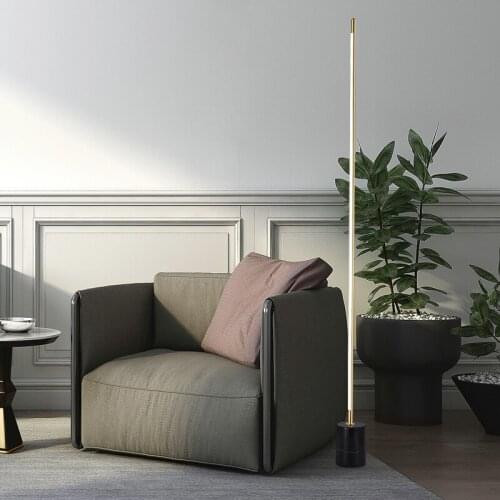 Modern minimalist marble living room floor lamp creative minimalist designer Nordic bedroom bedside art floor lamp