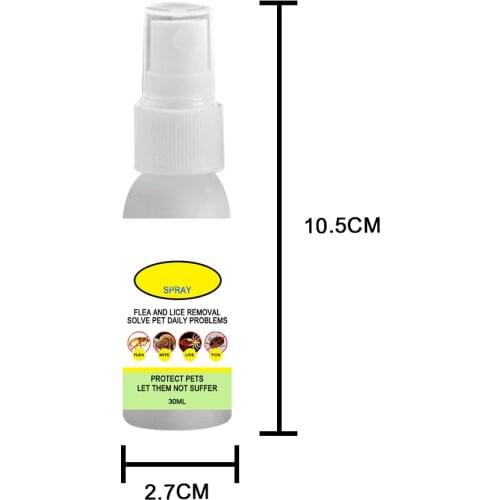 Cat Flea and Tick Control Spray for Cat Dogs Safe to Use 30ml/50ml/100ml ALI88