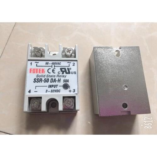 SSR50DA-H SSR-50DA-H 50A Solid State Relay input 3-32VDC output 90-480VAC