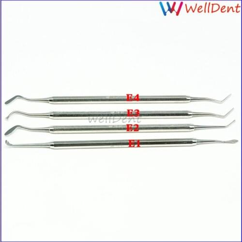 Dental lab Dental Composite Filling Instrument Dental Materials spatula Amalgam Plastic Double Ends 4Pcs/Set