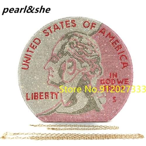 Handbags Money Clutch Rhinestone Purse chocolates Stack of Cash Evening Shoulder Wedding Dinner Bag Luxury handbags