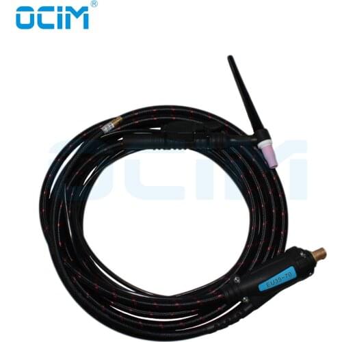 WP9F 8M Burner Complete TIG Welding Torch 35-70 Cable Connector