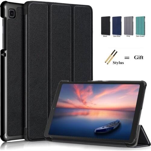 Tri-Fold Hard tablet Case For Lenovo Tab M7 TB-7305F TB-7305i TB-7305X PU Leather Smart Cover case For lenovo tb m7 tb 7305i 7