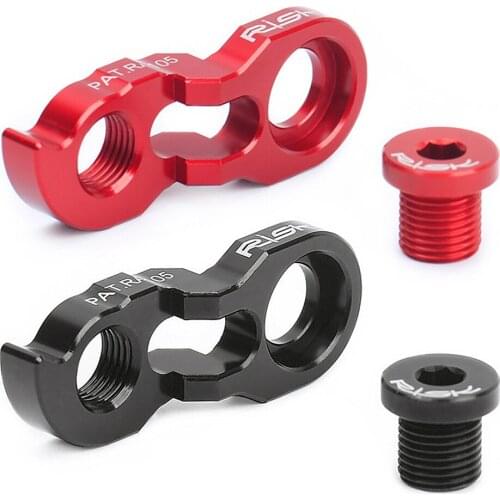 Bike Rear Derailleur Link Hanger Extender Converter Extension MTB Road Bicycle Frame Tail Hook Hanger Extender With Screw