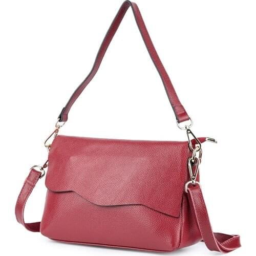 High Quality Genuine Leather Handbags Ladies Fashion Large Capacity Portable Messenger Shoulder Bag Designer Handbags